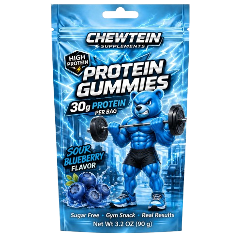 ChewTein Protein Gummy - Sour Blueberry